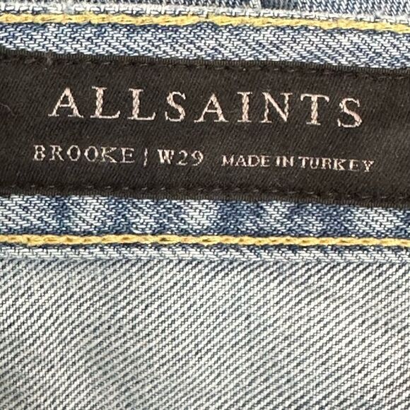 All Saints Brooke High Rise Straight Jeans | Size 29 - Picture 8 of 9